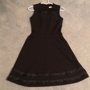 Calvin Klein A-line black cocktail dress NWOT